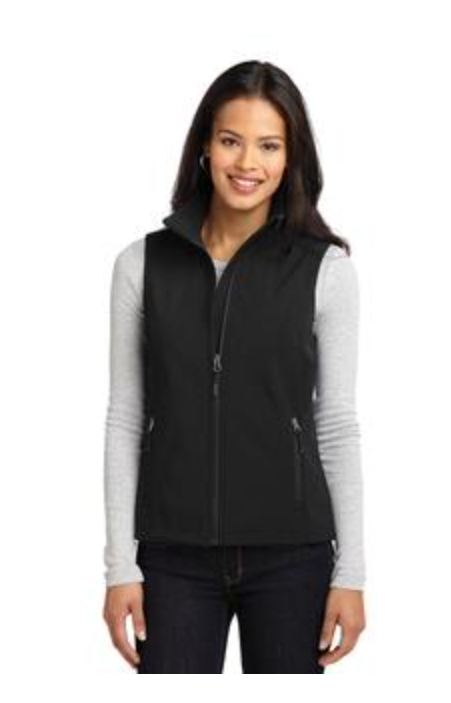 Port Authority Core Soft Shell Vest in Black Main Image